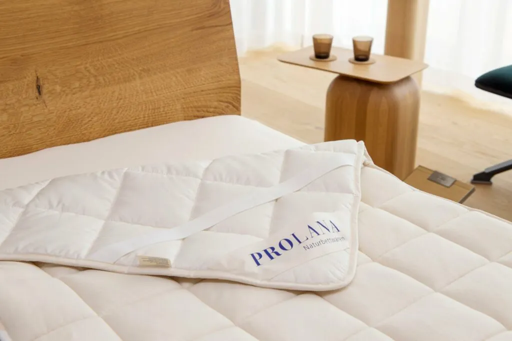 Unterbett aus Biobaumwolle als natürliches Schlafmaterial